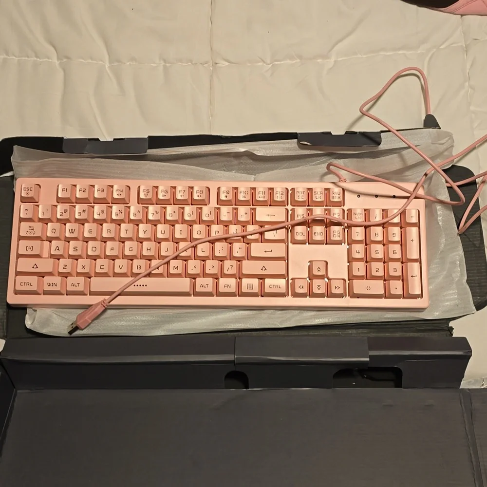 New Pink Computer Keyboard